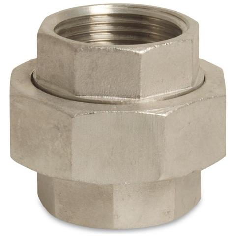 Raccordo Filettato Inox 3/8 V4a Per Acqua E Gas - Foto 1
