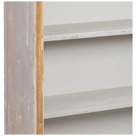 Scaffale In Legno Grigio Invecchiato 120x45x210h Cm - Foto 8