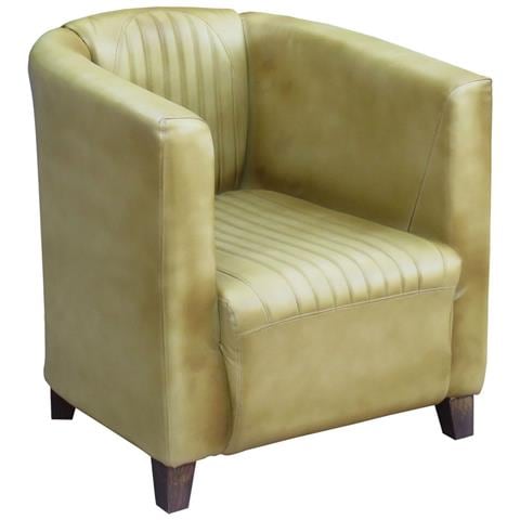 Poltrona In Similpelle Bianca 80x70x70h - Foto 1