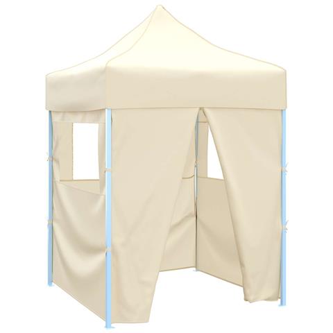 Tenda Party Crema 200 x 200 x 315 cm Tessuto Oxford - Foto 1