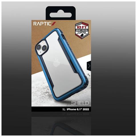 Custodia Raptic X-doria Shield Per Iphone 14, Cover Rinforzato Blu. - Foto 7