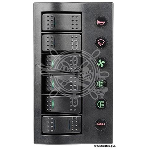 Pannello elettrico PCP Compact 6 interruttori - Foto 1