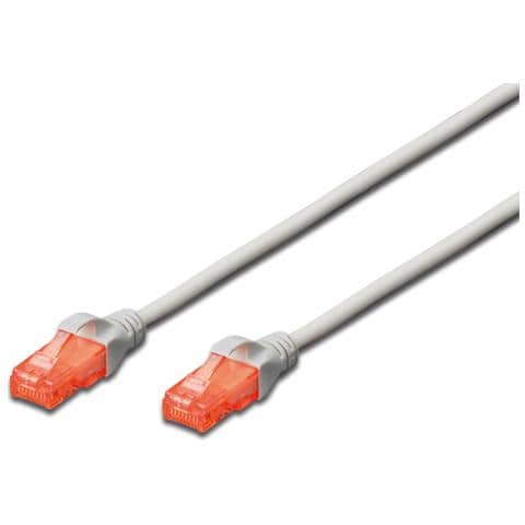 Cavo Rete UTP Cat 6 Non Schermato Mt 10 Grigio - Foto 1