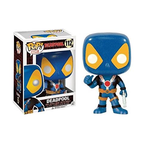 Marvel Comics Pop Vinyl Bobble Head Deadpool Thumbs Up X Men Costume 9 Cm - Foto 1