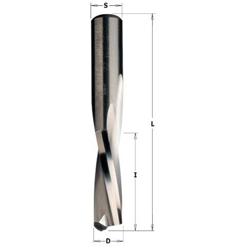 Fresa Elicoidale Z2 Neg. Hwm S=8 D=3x12x60 Dx 192.830.11 - Foto 1