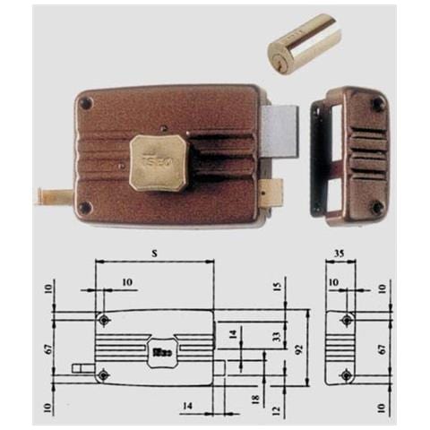 Serratura App. legno Sx 70 412703 - Foto 2
