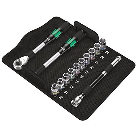 8006 SC 1 Kit con cricchetto Ciclopi attacco ibrido 1/2, metrico, 13 Pezzi - Foto 1