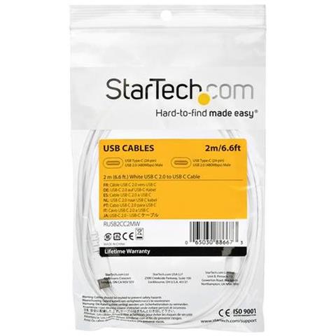 2m Usb C Cable White High Quality Aramid Fiber - Foto 5