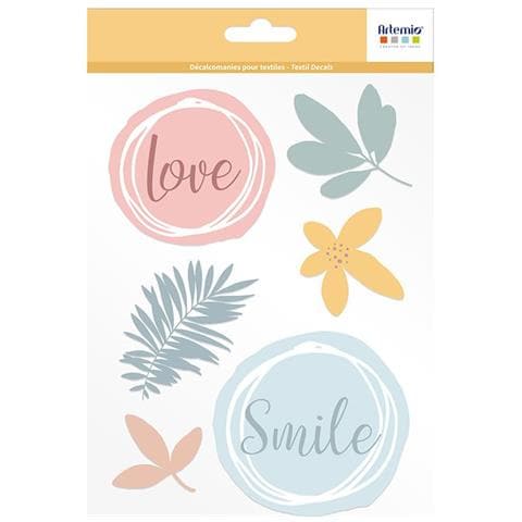 Trasferimento Termoadesivo Per Stoffe A5 Slow Life - Love & Smile - Foto 1