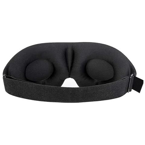 Mascherina Per Dormire 3d Con Accessori Nero - Foto 1