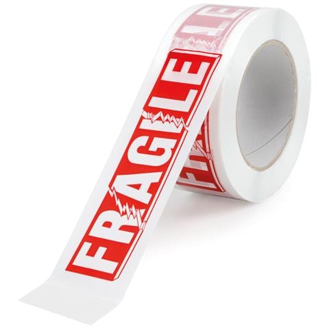 Nastro Adesivo Bianco Con Stampa Fragile, Set 6 Pz - Foto 4