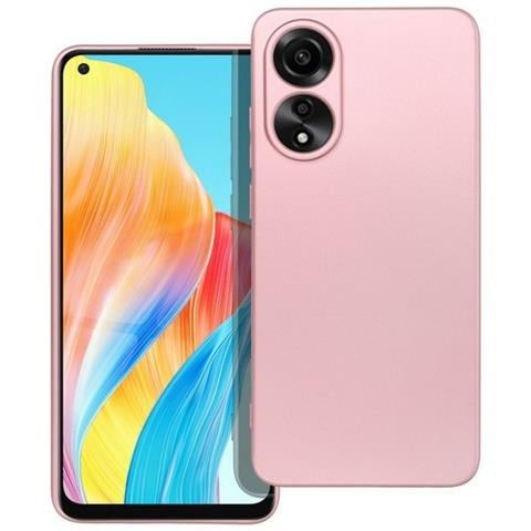 Custodia Tpu Silicone Cover Case Per Oppo A78 4g Rosa - Foto 1
