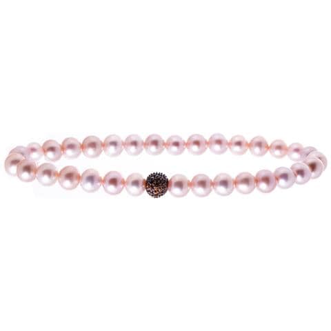 Bracciale Donna Lancaster Jla-br-sb-5-pu Viola Rosa Zirconio Argento Puro 16 Mm - Foto 1
