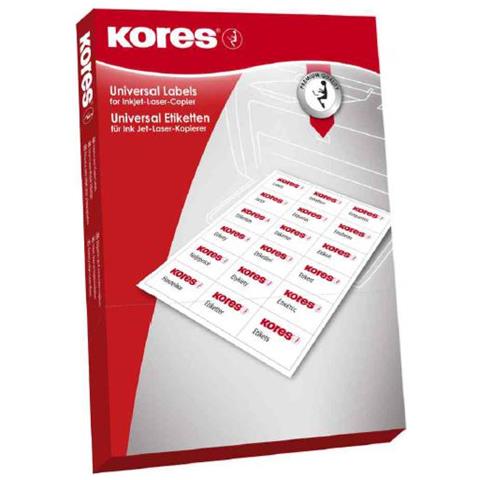 E10574.500 Etichetta Non Adesiva 500 Pz Bianco Rettangolo - Foto 1