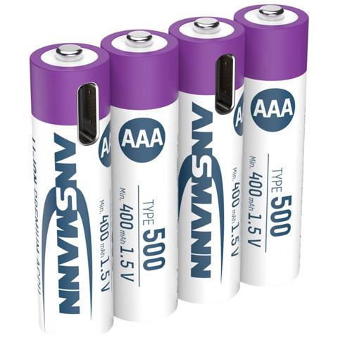1311-0028 batteria per uso domestico Batteria ricaricabile Mini Stilo AAA Ioni di Litio - Foto 2