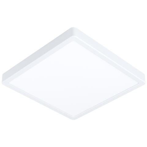 Plafoniera Moderna Fueva 5 In Acciaio Bianco Led Integrato 20,5w 3000k Ip44 - Foto 1