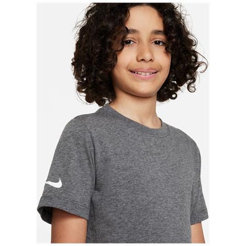 T-Shirt Team Club 20 Cz0909-071 Bambino Taglia M Colore Grigio - Foto 1