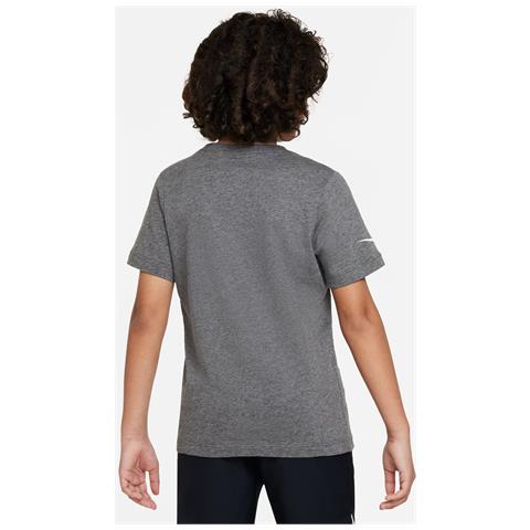 T-Shirt Team Club 20 Cz0909-071 Bambino Taglia M Colore Grigio - Foto 4
