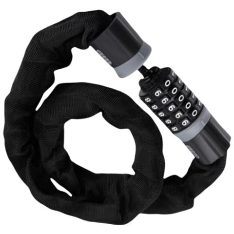 Lucchetto A Catena Per Bicicletta, Lucchetto Antifurto Per Bicicletta Con Password Black - Foto 4
