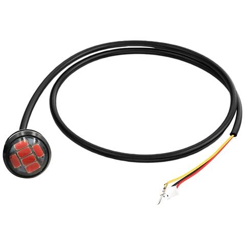 Fanalino Posteriore Monopattino Originale Dualtron, Rosso - Foto 1