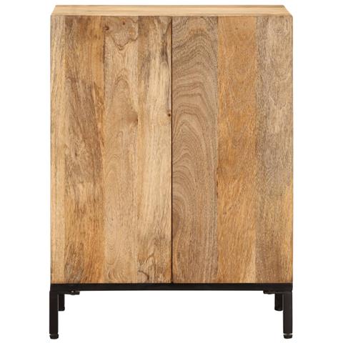 Credenza 53x35x72 Cm In Legno Massello Di Mango - Foto 2
