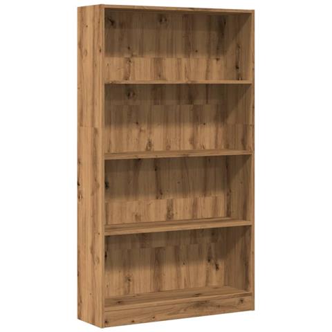 Libreria Rovere Artigianale 80x24x143 Cm In Legno Multistrato - Foto 2