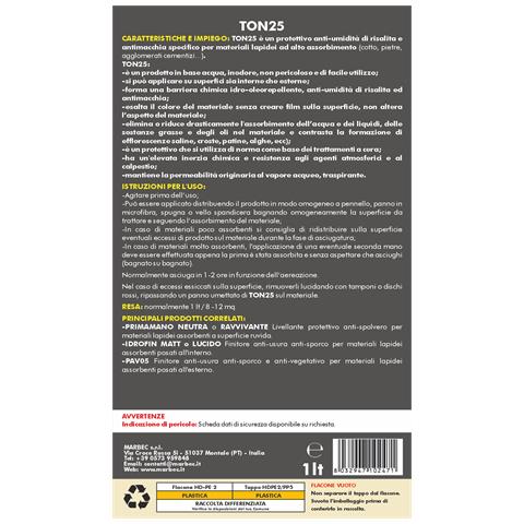 Ton 25 1ltx6pz - Trattamento Idrorepellente Antimacchia Cotto E Pietre - Foto 2