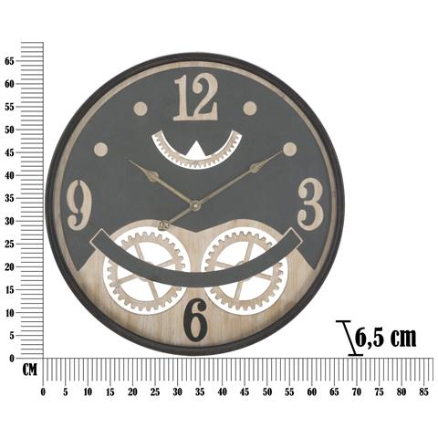Orologio Da Parete Mf271 - Grigio - Metallo - 67x6,5x67 Cm - Foto 6