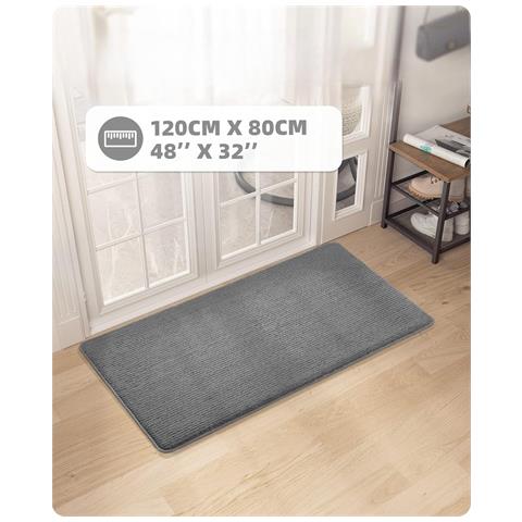 Tappeto Antiscivolo E Assorbente Grigio 80x120 Cm Per Ingresso Elegante - Foto 2