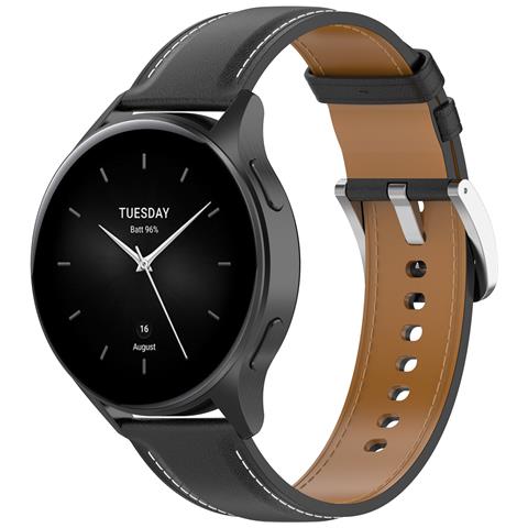 Cinturino In Pelle Premium Xiaomi Watch S4 Black 20 Mm - Foto 2