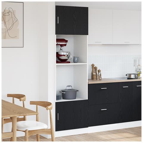 Armadio da Cucina  Quercia nera Legno ingegnerizzato - Foto 2