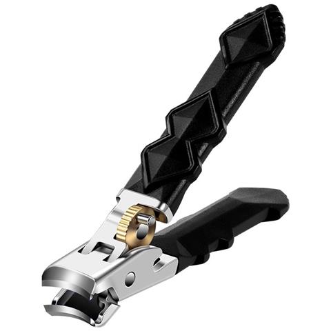 Pinza A Bocca Larga Con Blocco A Ingranaggi - Tagliaunghie Inclinato Nero Compatibile Con Uso Professionale E Domestico - Foto 1