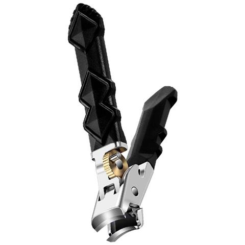 Pinza A Bocca Larga Con Blocco A Ingranaggi - Tagliaunghie Inclinato Nero Compatibile Con Uso Professionale E Domestico - Foto 2