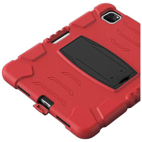 Custodia Per Ipad Pro 3/2/1 11” Con Supporto E Alloggiamento Per Stilo Rosso - Foto 4
