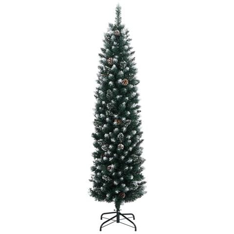 Albero di Natale Artificiale Sottile con 150 LED 150 cm - Foto 2