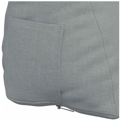 Cuscino per Schiena Grigio chiaro 45 x 20 x 35 cm Tessuto - Foto 9