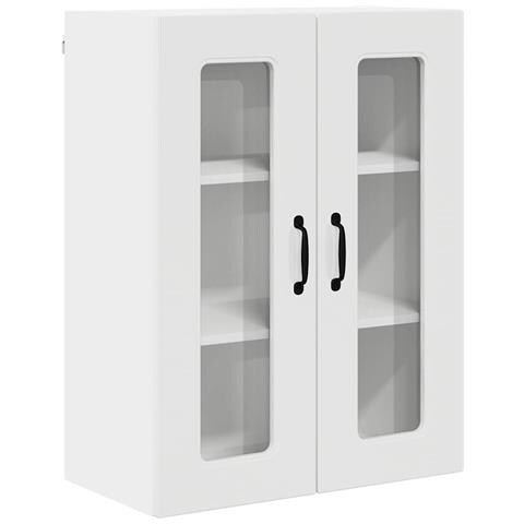 Pensile cucina Bianco Lucido 60 x 31 x 80 cm Legno multistrato - Foto 1