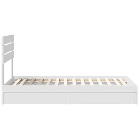 Letto con Contenitore Bianco 75 x 190 cm Legno multistrato - Foto 9