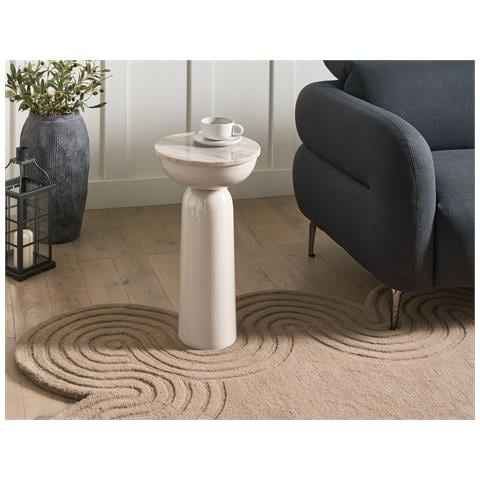 Tavolino Falcon Metallo Beige - Foto 1