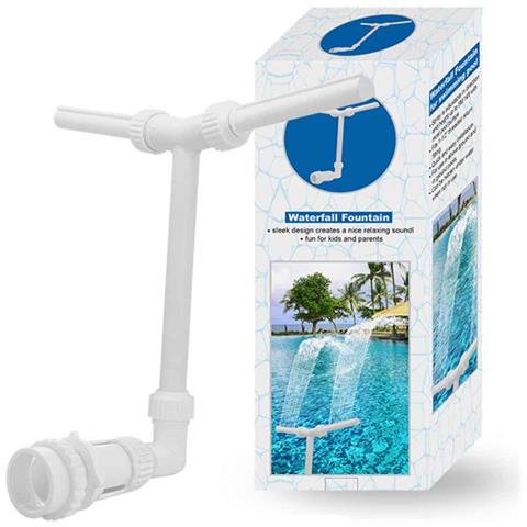 Fontana Per Piscina A Doppio Ugello: Spruzzatore A Cascata Regolabile Per Piscine Fuori Terra E Interrate - Foto 1
