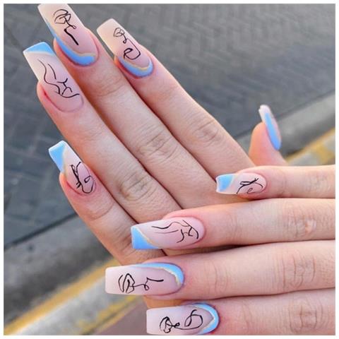 Set Di 3 Pennelli Per Decorazione Unghie - Precisione Ideale | Dimensioni: 9,6 Cm X 0,2 Cm | Per Gel, Acrilico, Manicure E Pedicure - Foto 2