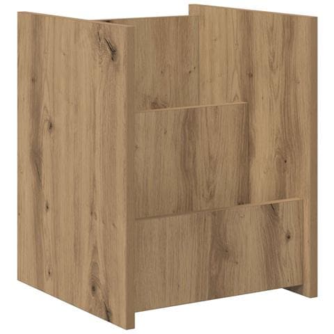 Scaffale per riviste Rovere artigianale 35 x 35 x 45 cm - Foto 1