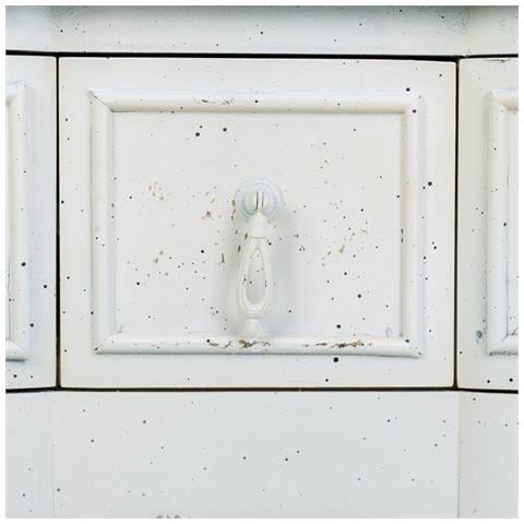 Mobile Da Ingresso In Legno Laccato Bianco 115x50x80h - Foto 8