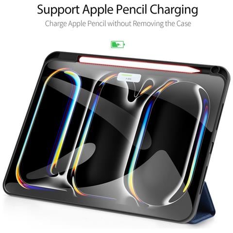 Cover per iPad Pro 11 (2024) - Pelle /PU, Blu - Foto 4