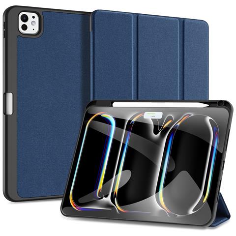 Cover per iPad Pro 11 (2024) - Pelle /PU, Blu - Foto 1