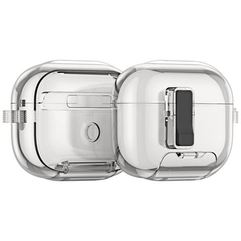 Custodia per AirPods Protective per Apple AirPods Protective - TPU, Trasparente, Nero - Foto 1
