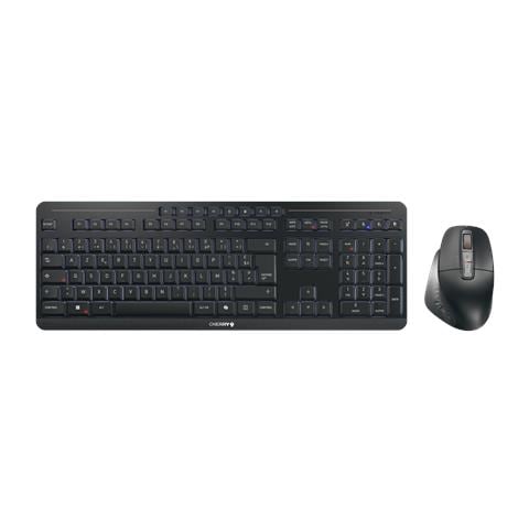 Stream desktop ultimate tastiera Mouse incluso Casa /ufficio USB + RF Wireless + Bluetooth AZERTY Francese Nero - Foto 1