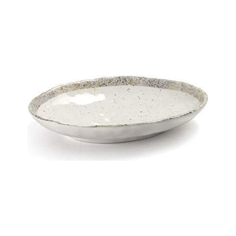 63852 - Piatto da portata ovale in melamina, senza BPA, 19,7x14,1x3,7 cm - Foto 1