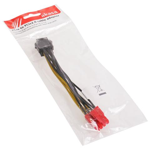 AK-CB052, 6-pin PCIe, 8-pin PCIe2.0, 0,1m - Foto 2