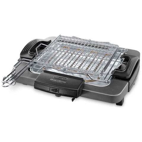 DE LONGHI BQ60. X Griglia barbecue elettrica 28 x 27 cm Potenza 1900 Watt DE LONGHI BQ60. X Griglia barbecue elettrica 28 x 27 cm Potenza 1900 Watt
